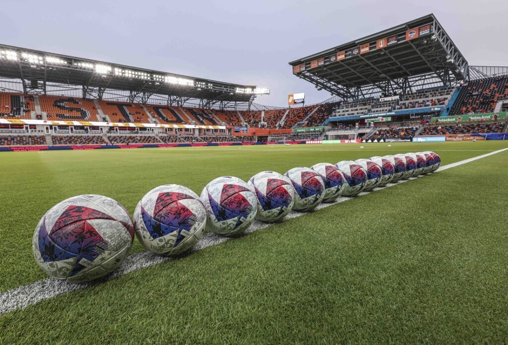 mls soccer ball general view dynamo