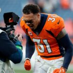 justin simmons broncos react
