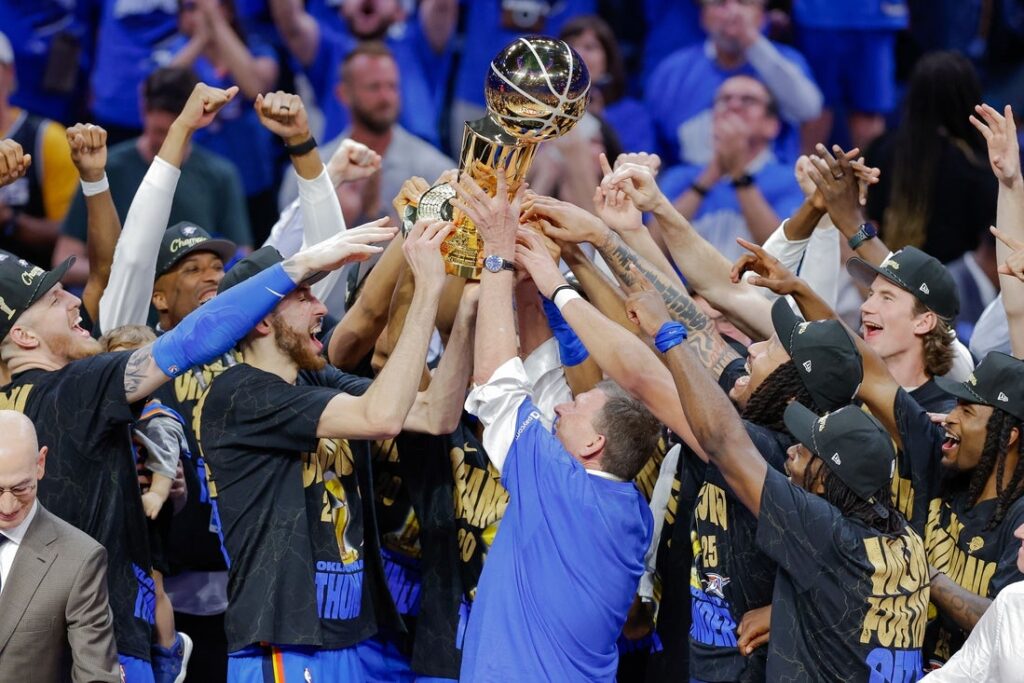 nba champion thunder pacers