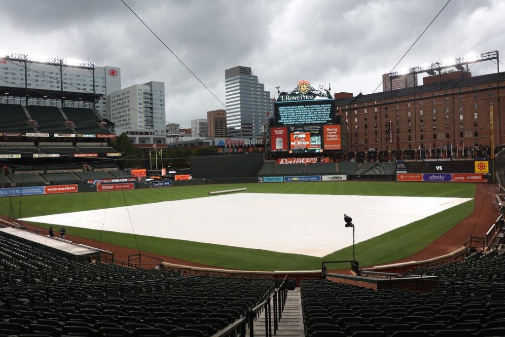 Camden Yards tarp