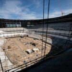 Nissan Stadium construction