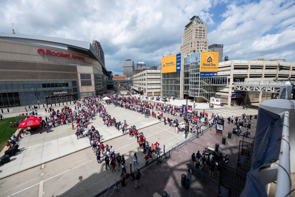 progressive field guardians general view