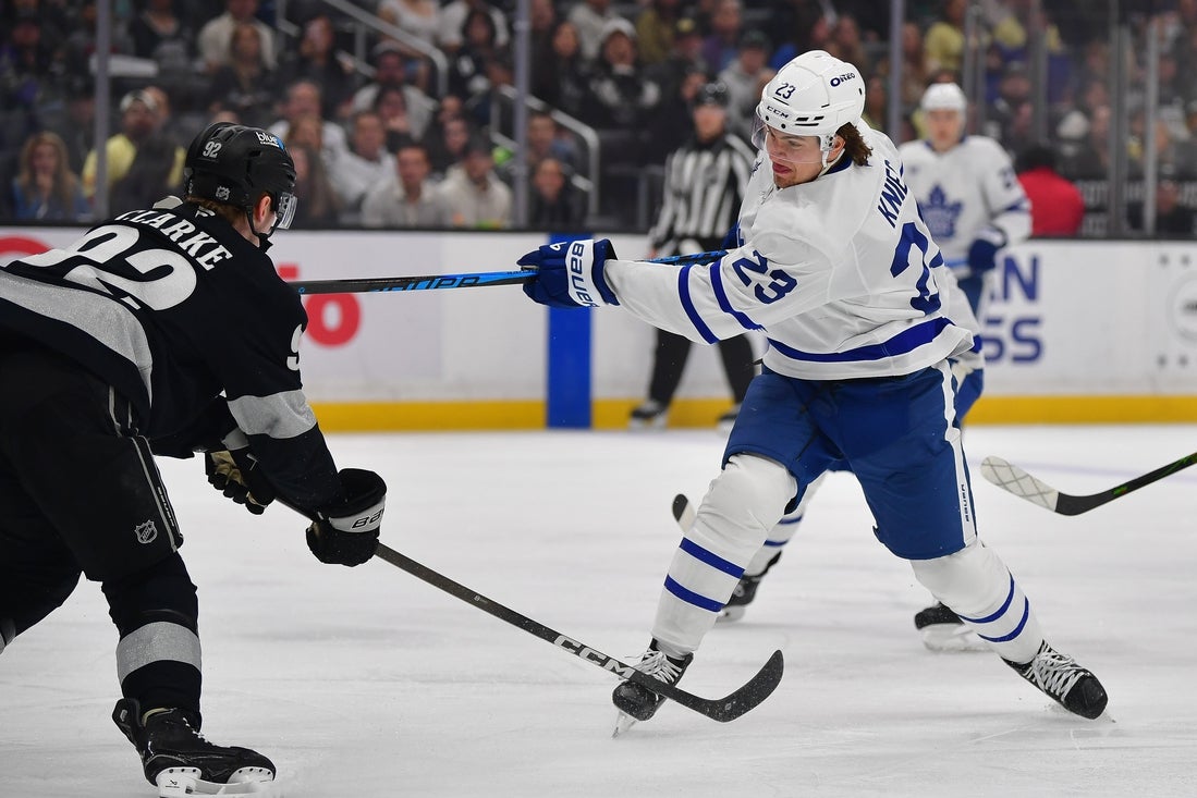 Quinton Byfield scores OT winner as Kings down Maple Leafs - Field ...