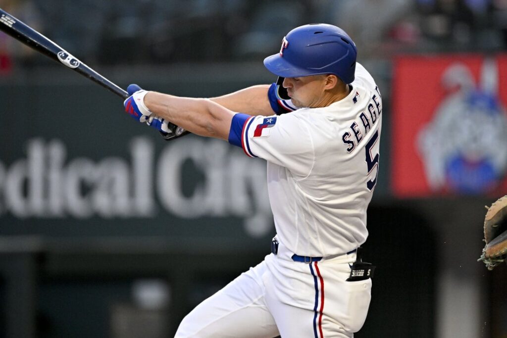 rangers, mariners, seager