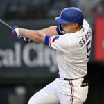 rangers, mariners, seager