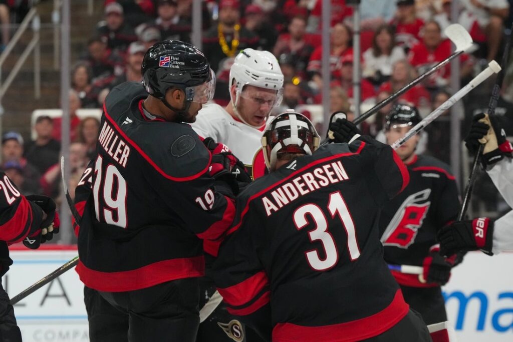Hurricanes, Senators, Frederik Andersen