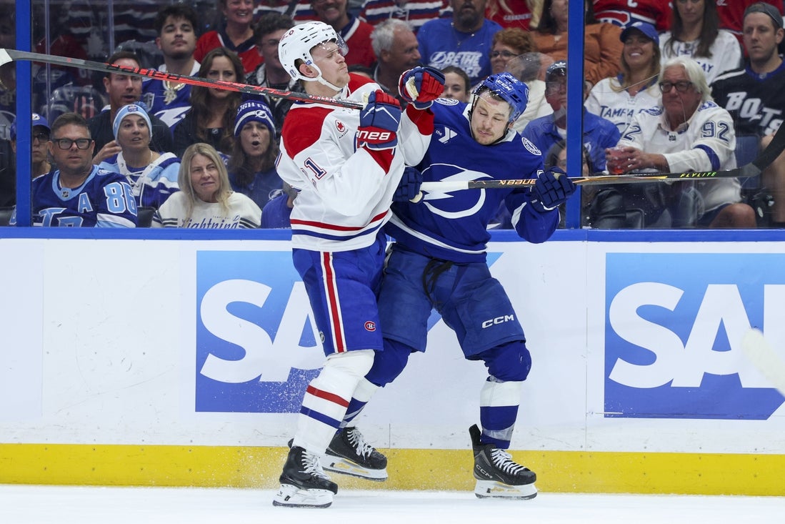J.J. Moser, Lightning bounce back for OT win over Habs - Field