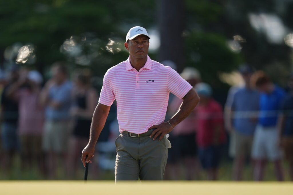 tiger woods u.s. open first round