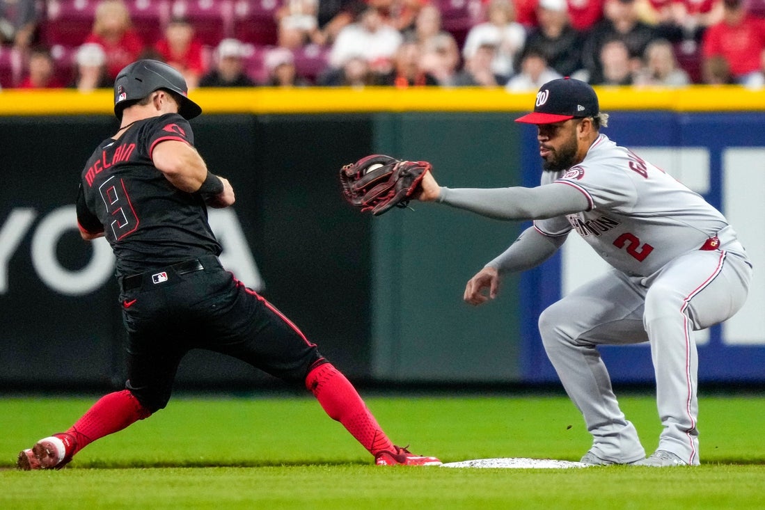 Hunter Greene fans 12 as Reds stop Nationals - Field Level Media ...