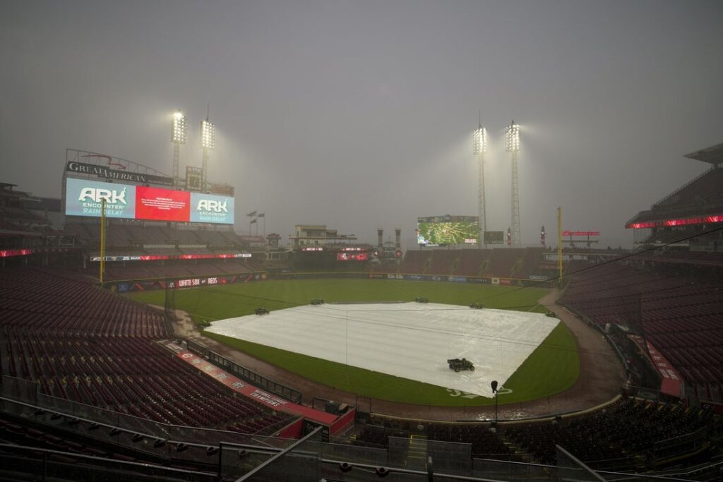Great American Ball Park tarp