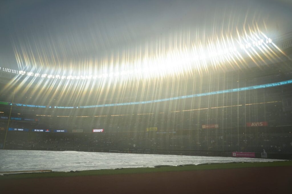 Yankee Stadium tarp