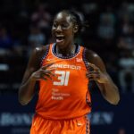 tina charles react