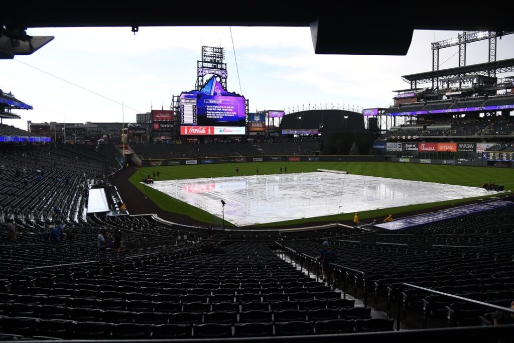 Coors Field tarp