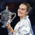 aryna sabalenka flushing trophy
