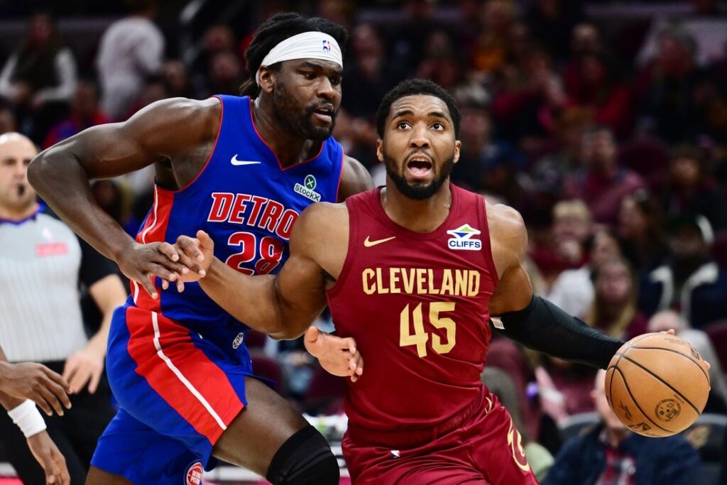 pistons donovan mitchell