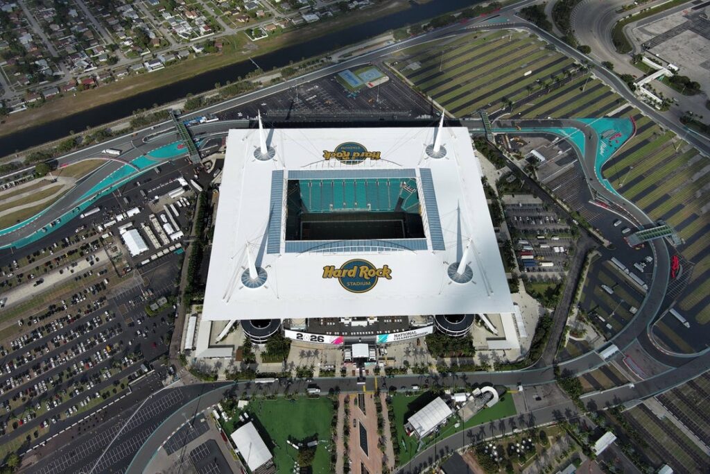 Hard Rock Stadium general view