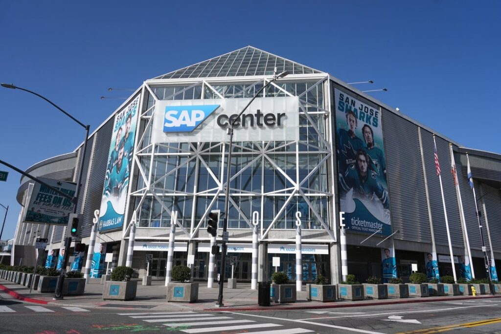 sap center san jose general view
