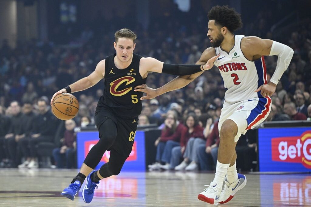 Sam Merrill, Cavaliers, Pistons
