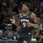 anthony edwards celebrate