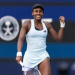 coco gauff reacts