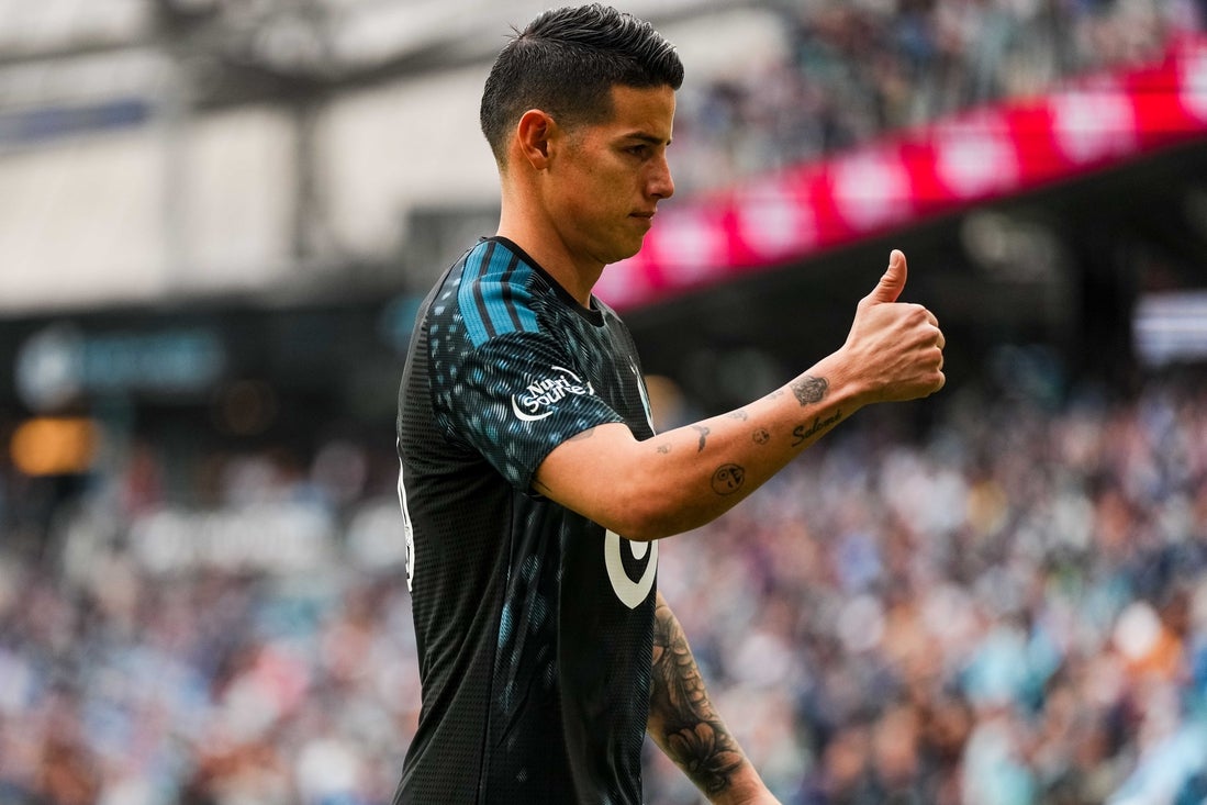 James Rodriguez preps for departure as Minnesota hosts Rapids