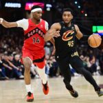 Raptors Cavaliers mitchell