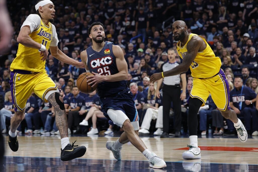 lakers, thunder