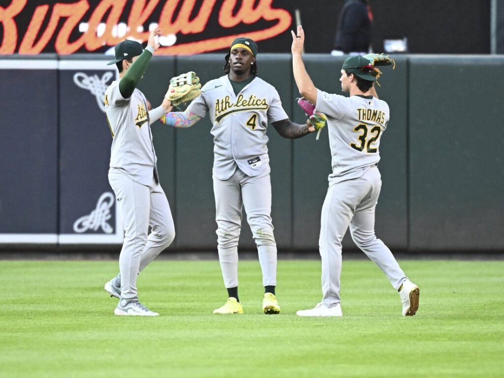 orioles, athletics