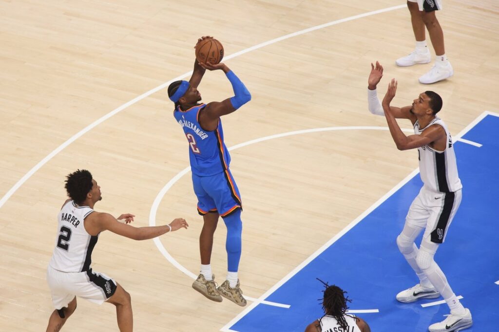 Thunder, Spurs, shai