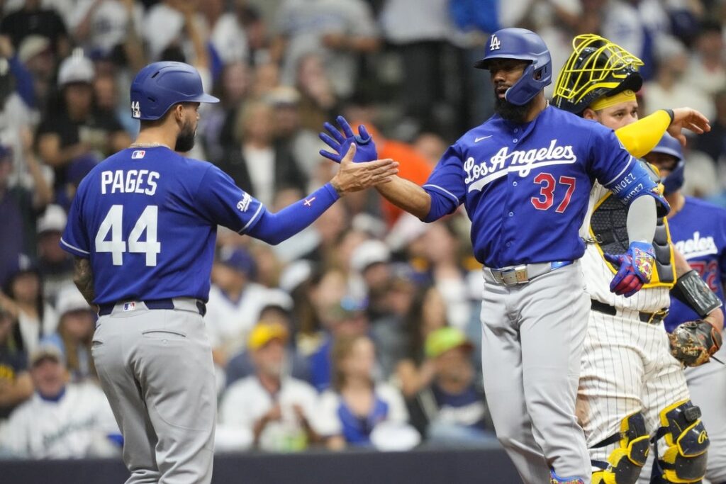 Dodgers, Brewers