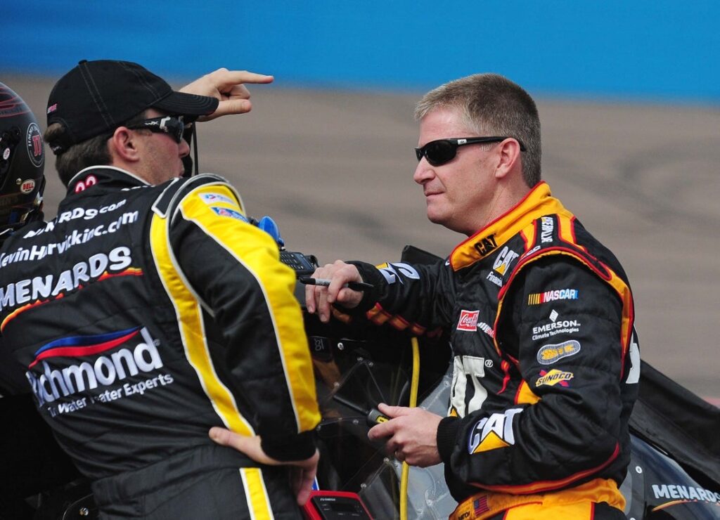 "Kevin Harvick" AND "Jeff Burton"