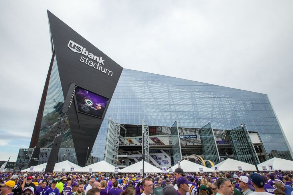 U.S. Bank Stadium outside general view