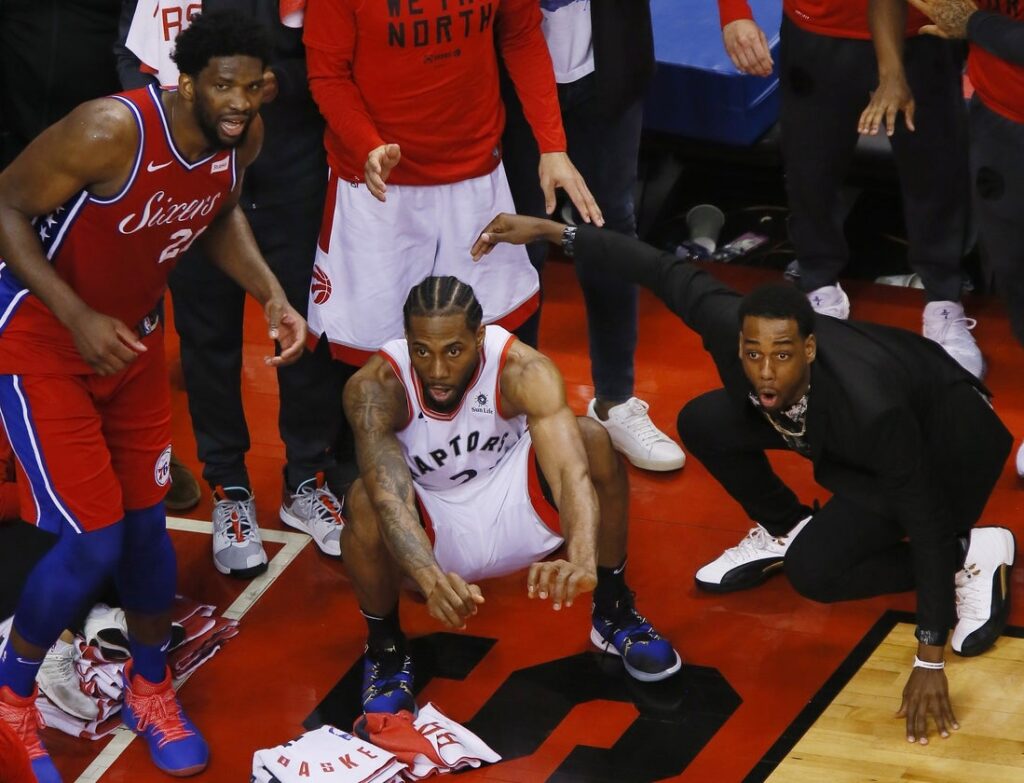 Kawhi Leonard, Raptors, 76ers