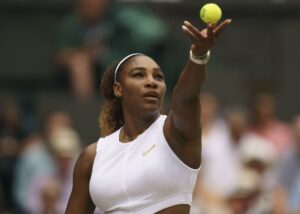 serena williams serve wimbledon