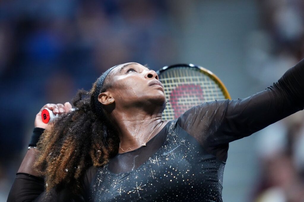 serena williams serve
