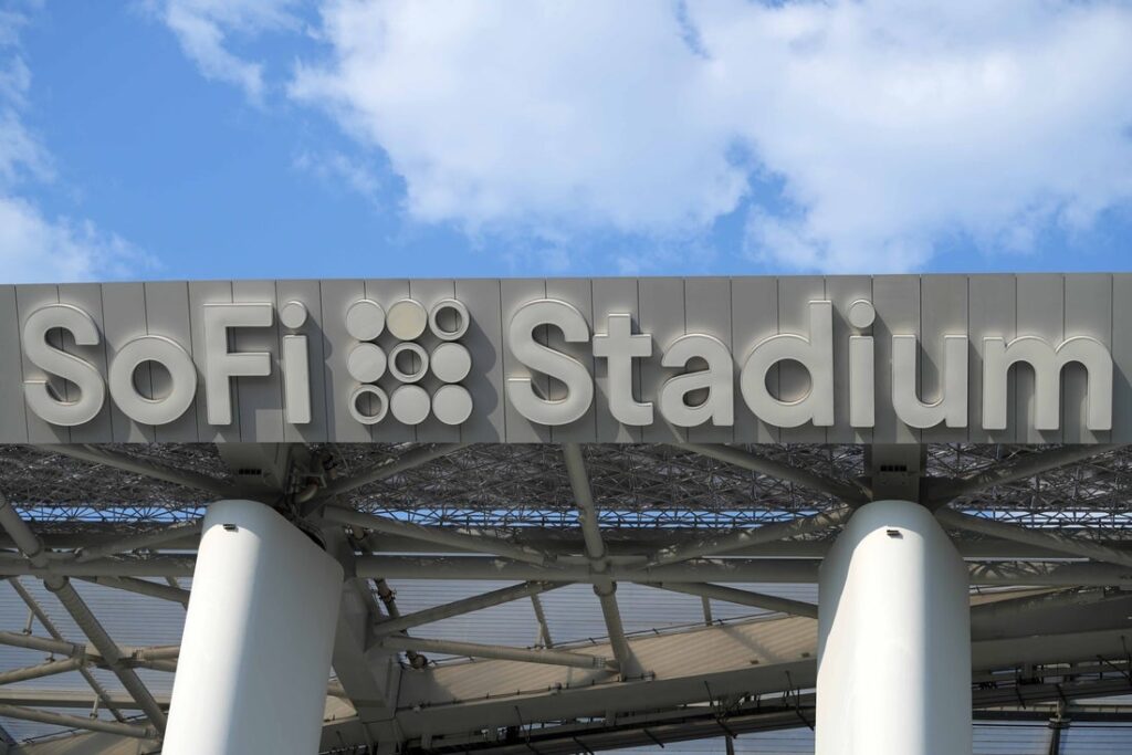 sofi stadium, exterior