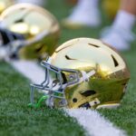 Notre Dame helmet