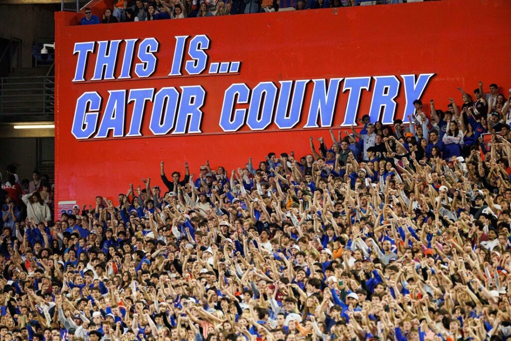 florida football gainesville gators fans stadium