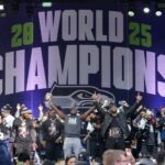 Seattle Seahawks Super Bowl trophy