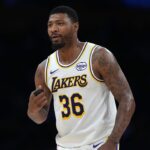 Marcus SMart reacts