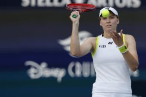 Elena Rybakina wins