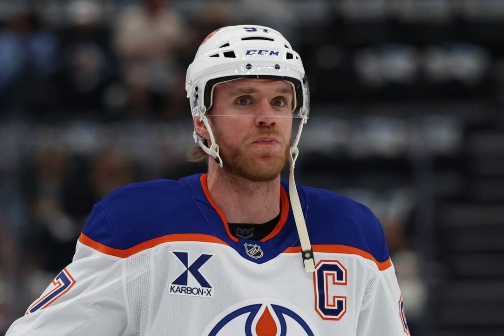 connor mcdavid warm