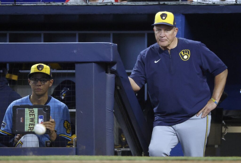 Pat Murphy dugout