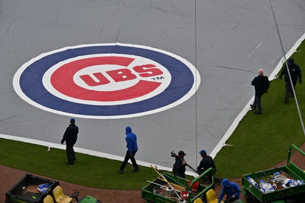 Wrigley Field tarp