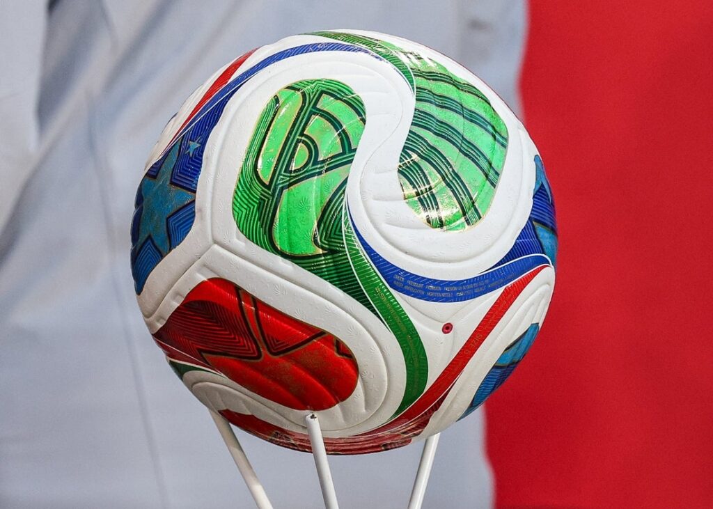 world cup general view ball