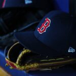 red sox, hat, view