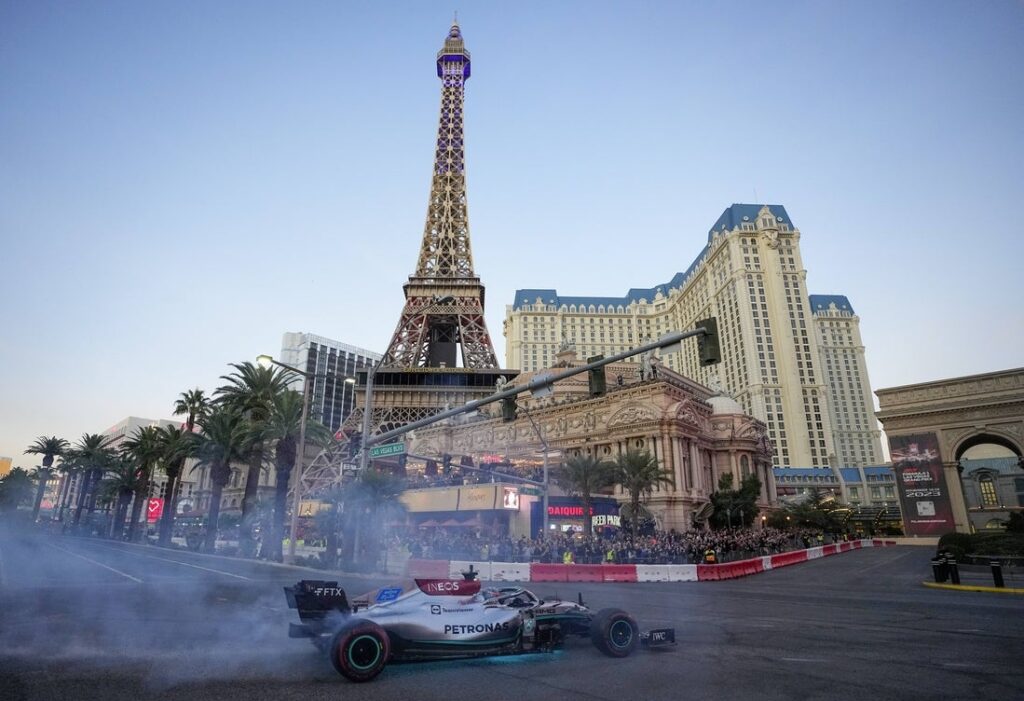 Formula One Vegas track