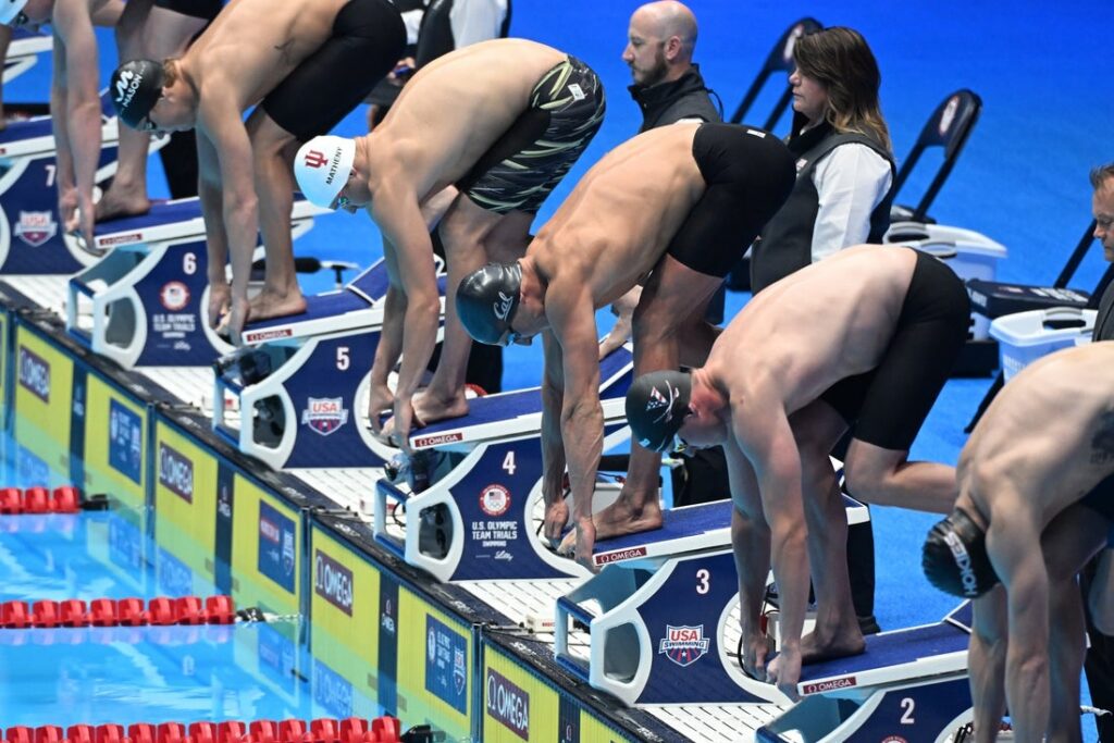 usa swimming blocks