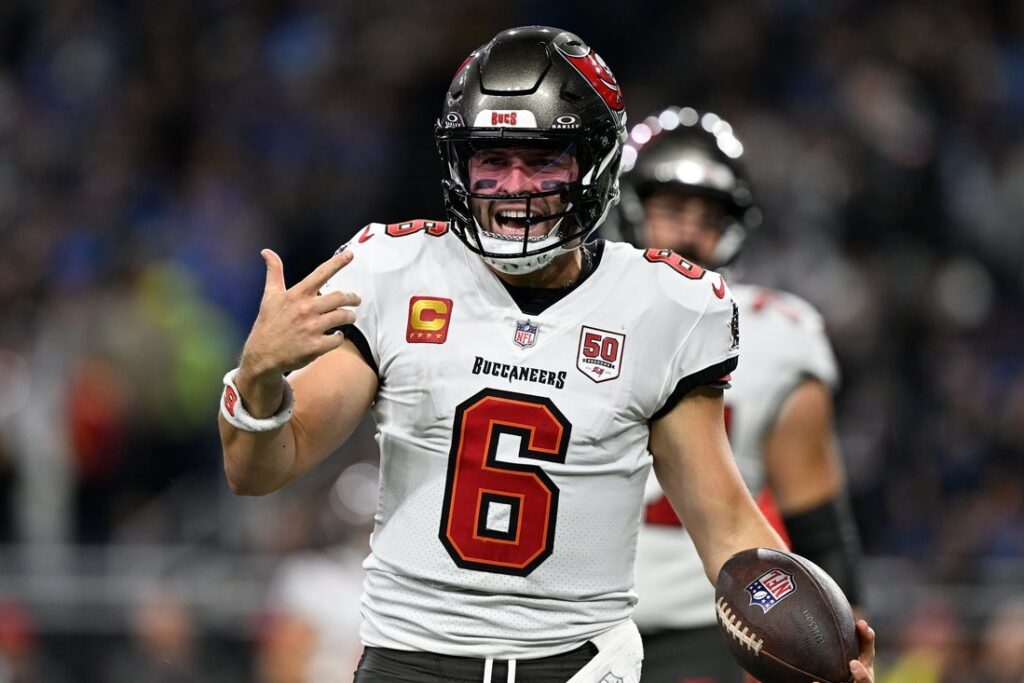baker mayfield react