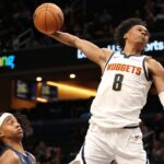 peyton watson nuggets dunk